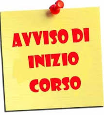 Inizio corsi 2016-2017